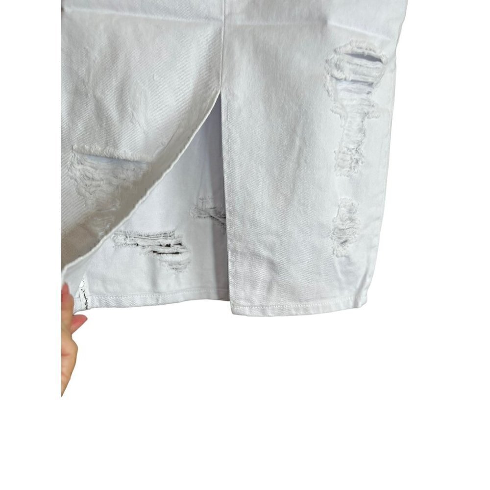 Women's One Teaspoon White Beauty Freelove Denim Skirt, 26, Small, 2-4 - Picture 10 of 14